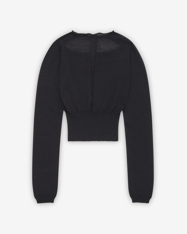 Rick Owens - Women's Slashed Cropped Pullover - (Black)