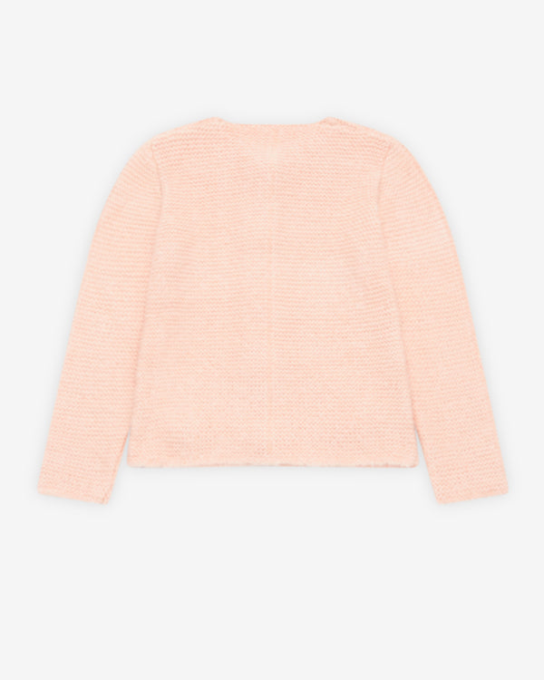 Daniela Gregis - Women's Hand Knitted Jacket - (Peach)