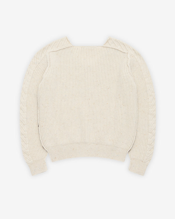 Sonia Carrasco - Women's Knit Cardigan - (Beige)