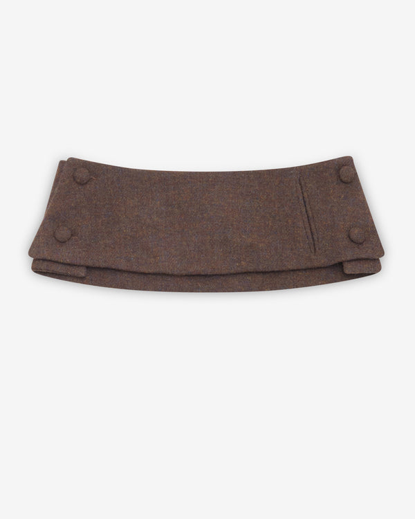 Hodakova - Women's Belt Skirt - (Brown)