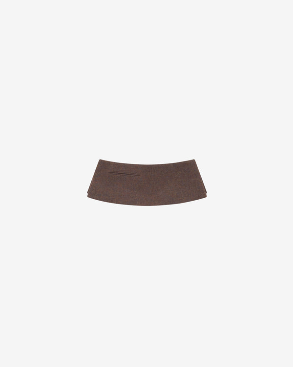 Hodakova - Women's Belt Skirt - (Brown)