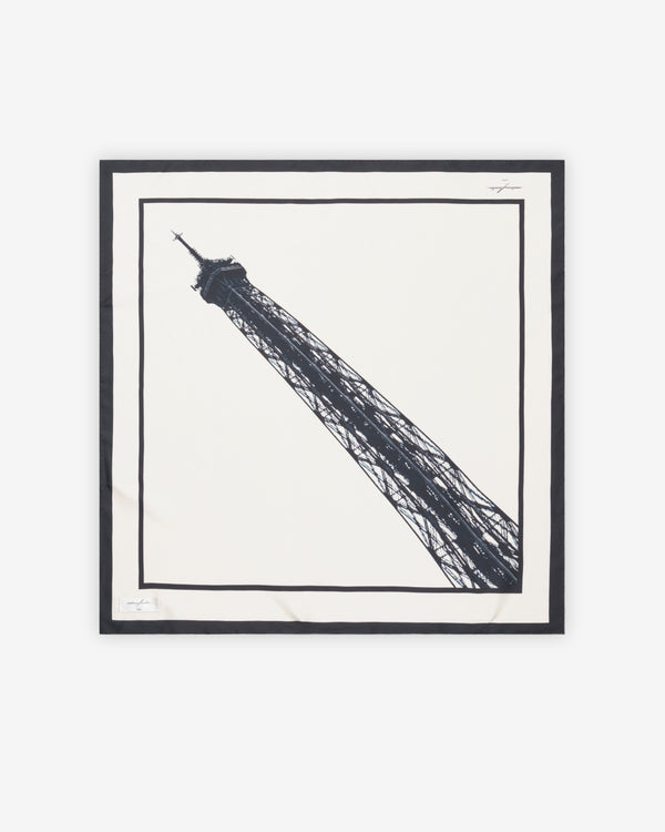 Matieres Fecales - Women's Eiffel Silk Scarf - (Tofu)