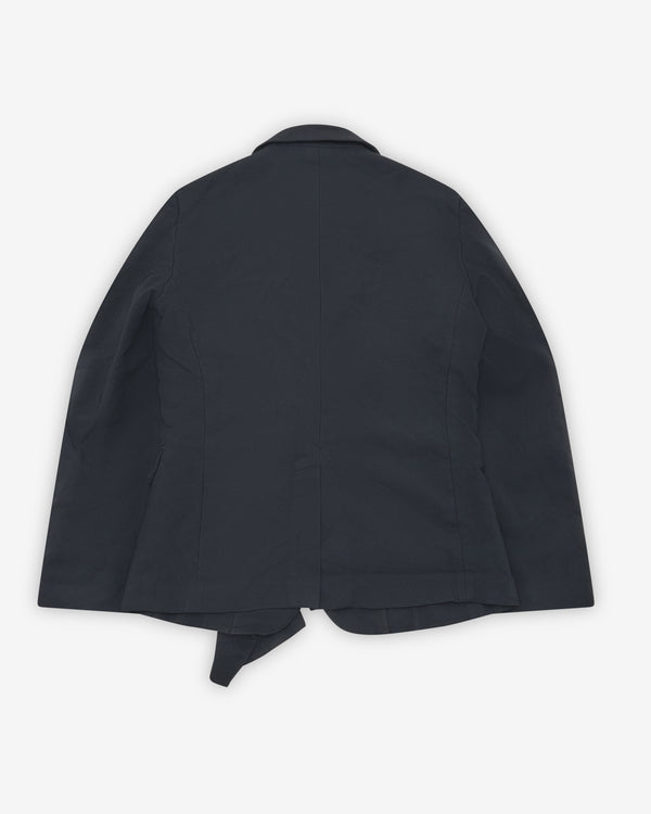 Black Comme des Garçons - Asymmetric Ruffle Jacket - (Black)