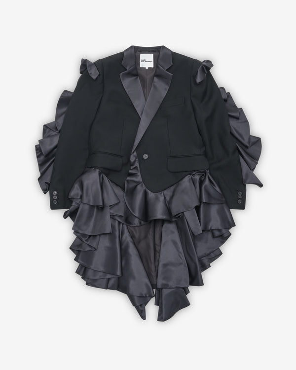 Noir Kei Ninomiya - Women's Ruffled Jacket - (Black)