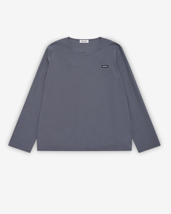 Miu Miu - Men's Stretch Poplin Top - (Hematite)