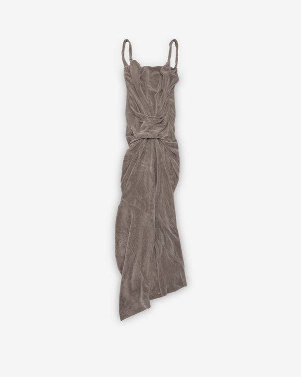 Rick Owens - Women's Strutter Draped Dress - (Dust)
