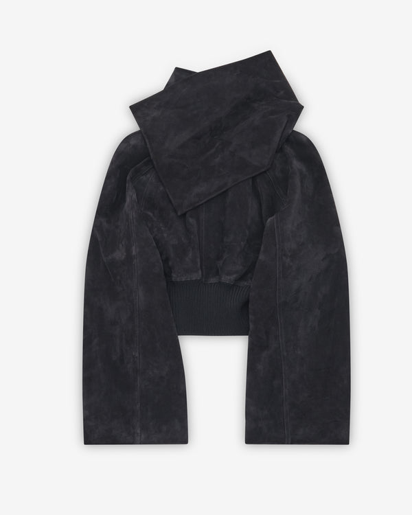 Rick Owens - Women's Scarf Flight Jacket - (Black)