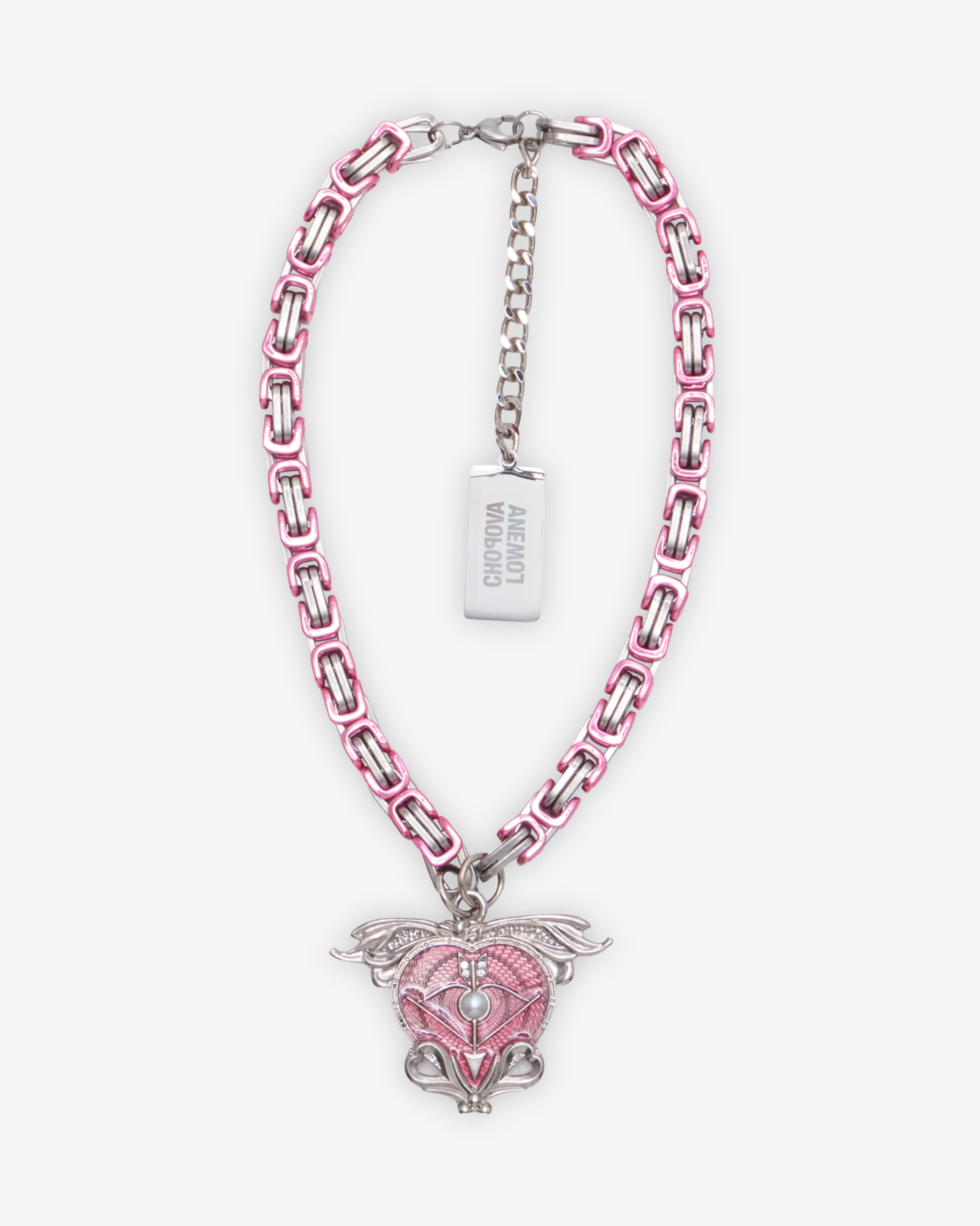 Chopova Lowena: Women's Charm Necklace (Pink) | DSMNY E-SHOP