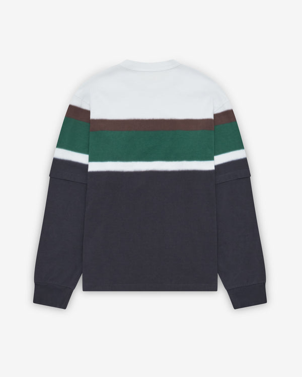 Sacai - Men's Chusen-Dyed Cotton Jersey T-Shirt - (Black/Multi)