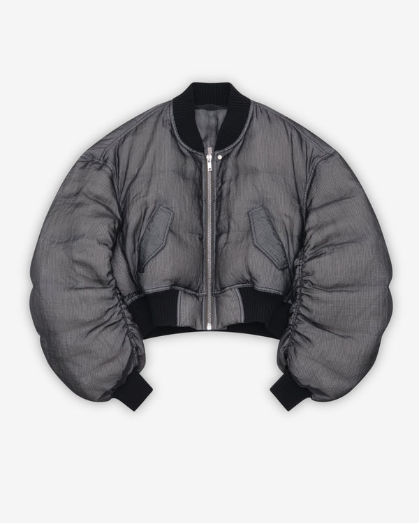 Rick Owens - Women's Secchia Cropped Flight Jacket - (Black)