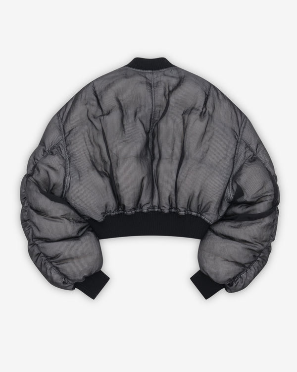 Rick Owens - Women's Secchia Cropped Flight Jacket - (Black)