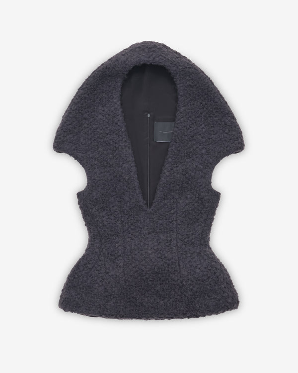 Institution - Women's Boucle Cocoon Top - (Gray)