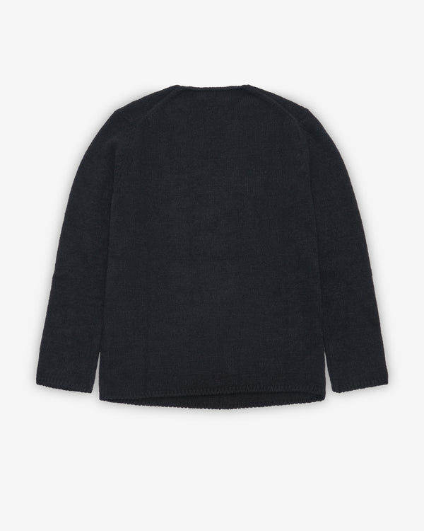 CDG Shirt - Men's Pattern Knit Sweater - (Black)