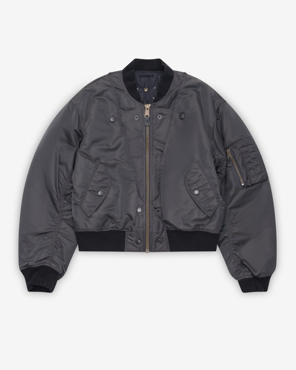 Maison Margiela - Women's Reversible Bomber Jacket (Dark Grey)