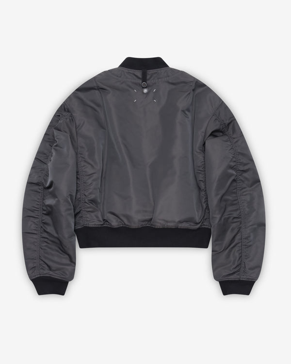 Maison Margiela - Women's Reversible Bomber Jacket (Dark Grey)