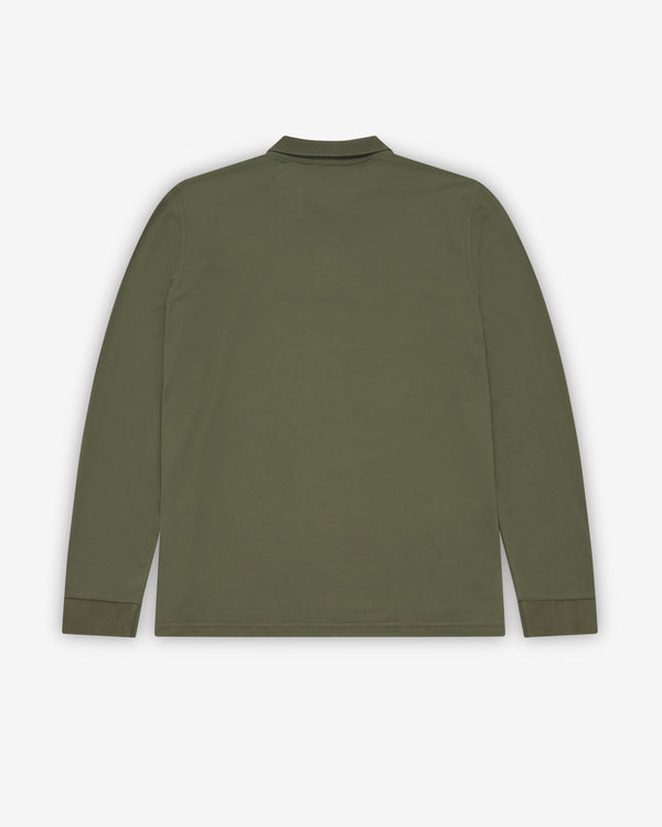 Aman x Kim Jones - Women's Long-Sleeve Polo Shirt - (Olive)