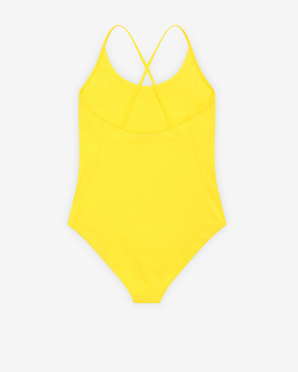 Aman x Kim Jones - Women's Crossback One-Piece Swimsuit - (Yellow)