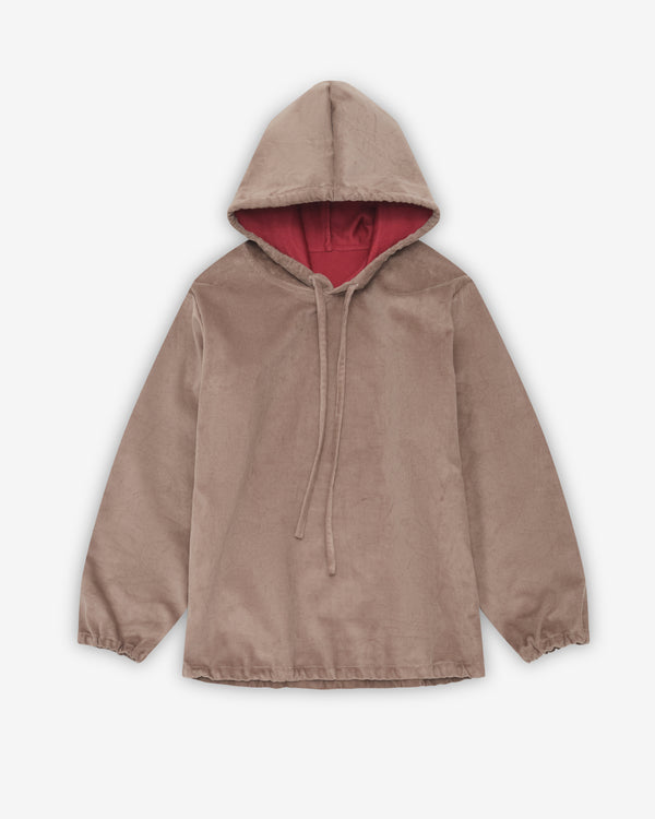 Bless - Women's The Masha Corduroy Hooded Top - (Beige)
