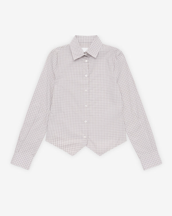 Maison Margiela - Women's Fitted Shirt - (Light Gray)