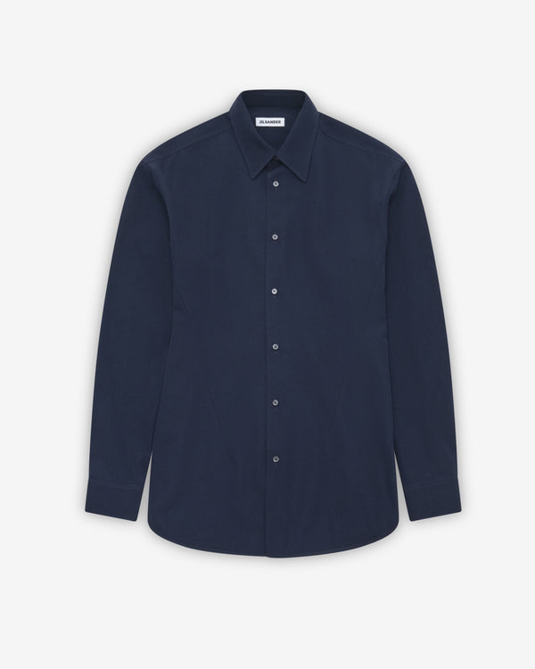 Jil Sander - Men's Wool Shirt - (Midnight)