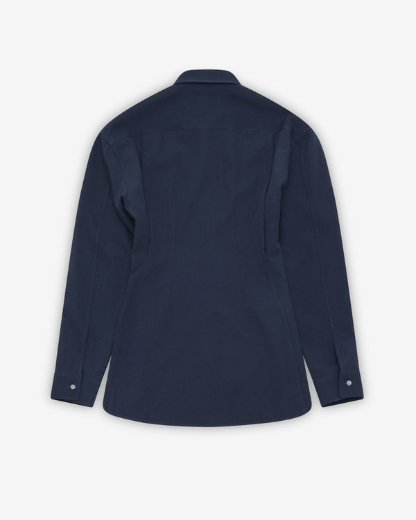 Jil Sander - Men's Wool Shirt - (Midnight)