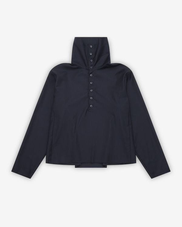 Sonia Carrasco - Women's Quarter-Neck Tailored Sweater - (Navy)