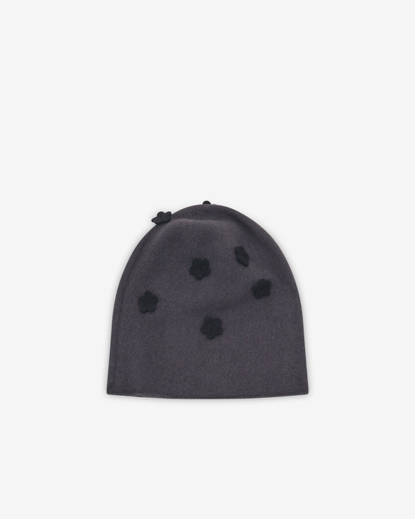 Scha - Women's Floral Transformer Hat - (Dark Grey/Black)