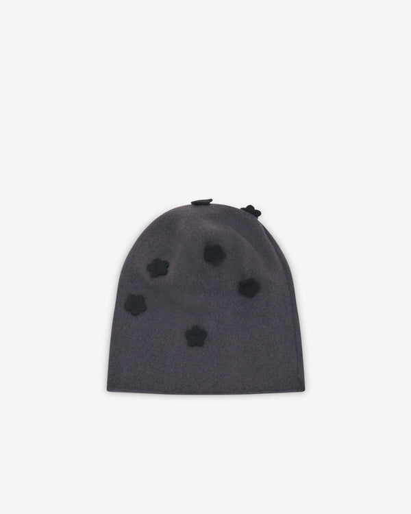 Scha - Women's Floral Transformer Hat - (Dark Grey/Black)
