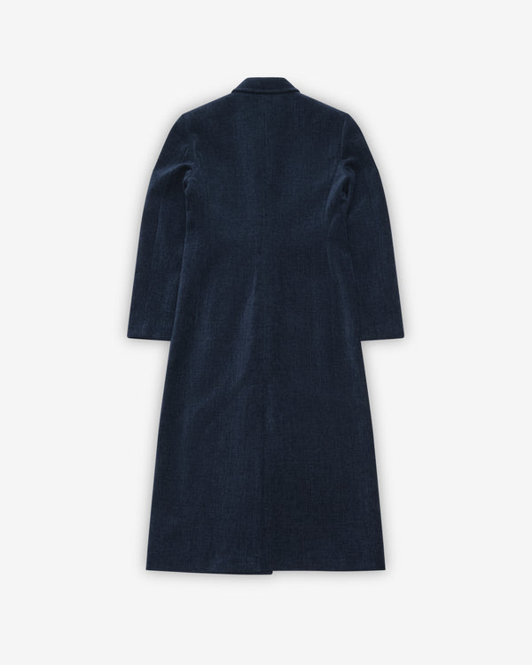 Jil Sander - Women's Longline Velvet Coat - (Midnight)