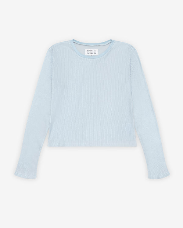 Maison Margiela - Women's Long-Sleeved Top - (Light Blue)