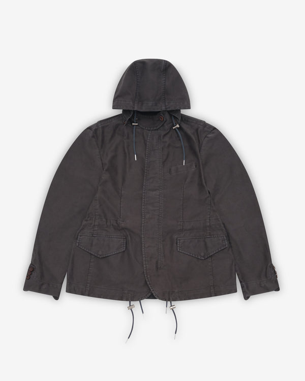 Sacai - Men's Sueded Cotton Jacket - (Black)