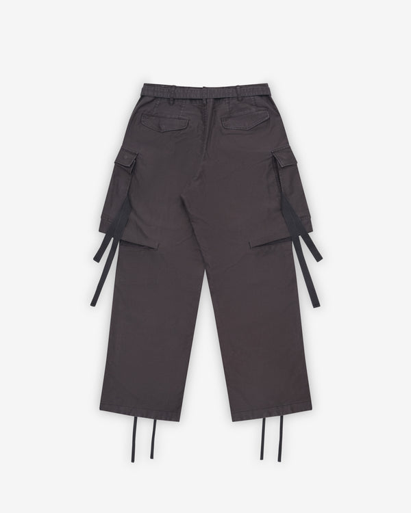 Sacai - Men's Sueded Cotton Pants - (Black)