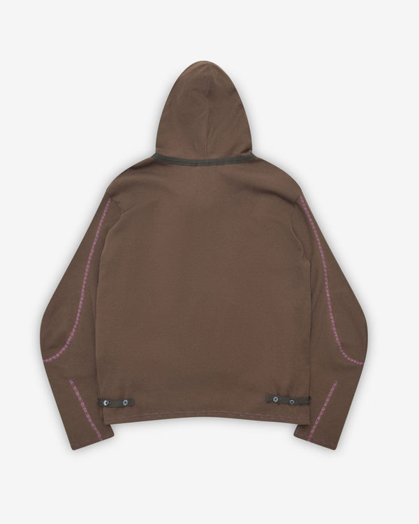 Kiko Kostadinov - Women's Petrel Hooded Pullover - (Cedar Green)
