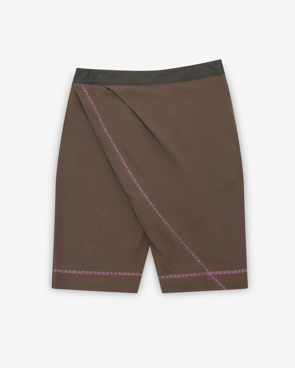 Kiko Kostadinov - Women's Petrel Draped Culottes - (Cedar Green)