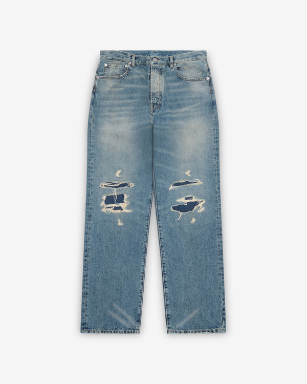 Maison Margiela - Men's Distressed Denim Trousers - (Blue Jeans)
