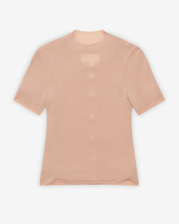 Maison Margiela - Women's Fusion Jersey T-Shirt - (Nude)