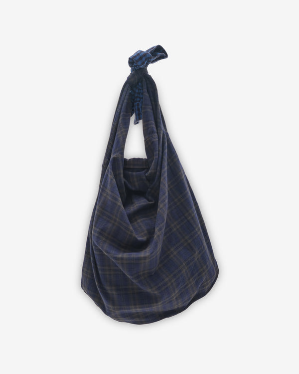 Westfall - Men's Zip Flannel Tote Bag - (Blue)