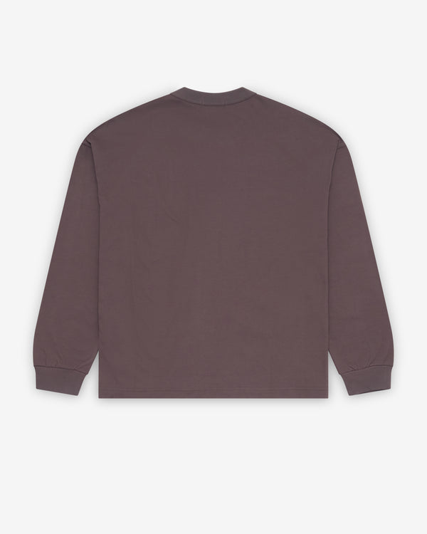 CDG Homme - Men's Long Sleeve Pocket T-Shirt - (Mocha)