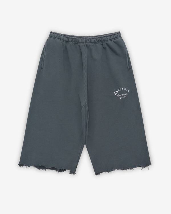 Willy Chavarria - Men's OS Chavarria Community Center Distressed Short - (Black)