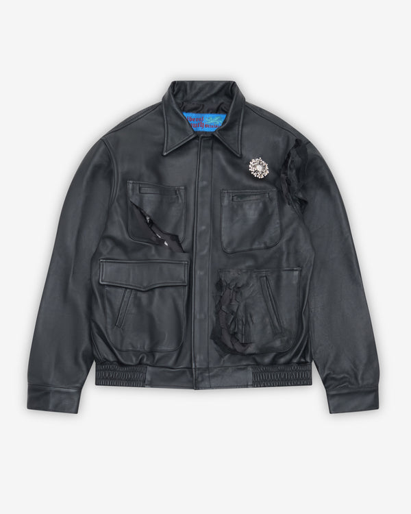 Liberal Youth Ministry - Men's Destroyed Jacket - (Black)