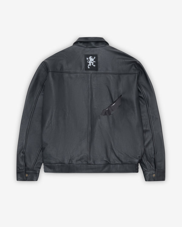 Liberal Youth Ministry - Men's Destroyed Jacket - (Black)