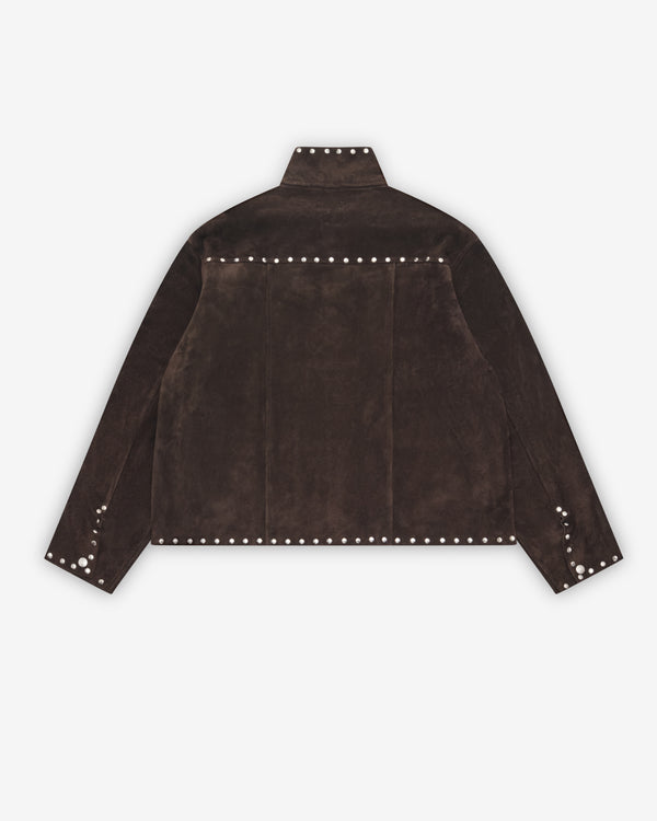 Bode - Men's Studded Welding Jacket - (Brown)