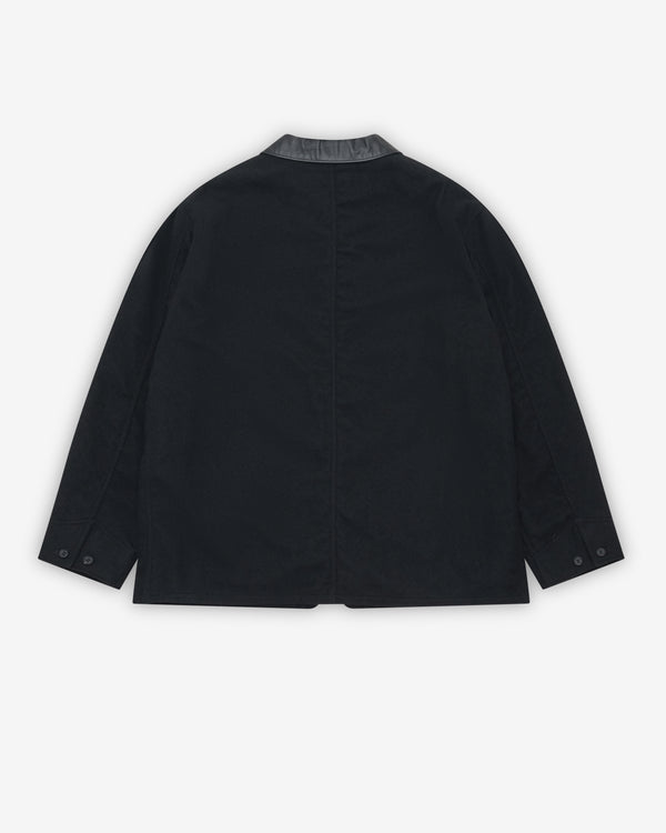 CDG Homme - Men's Contrast Collar Jacket - (Grey/Black)
