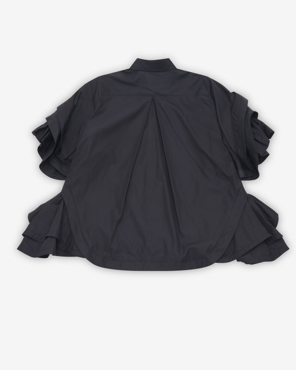 Noir Kei Ninomiya - Women's Peplum Hem Blouse - (Black)