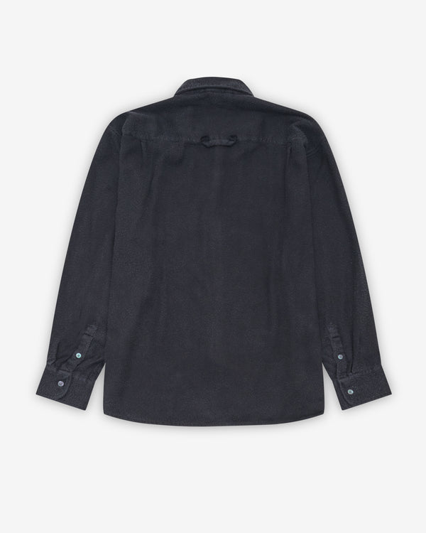 mfpen - Men's Gambler Shirt - (Black Fuzz Tencel)