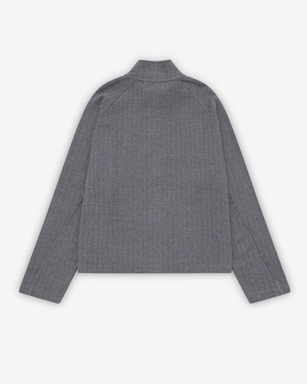 Mfpen - Men's Leisure Zip Sweater - (Grey)