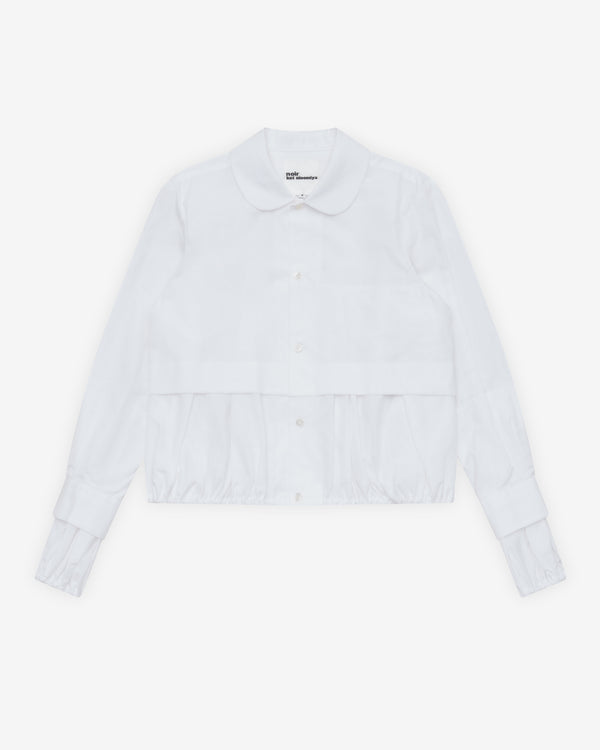 Noir Kei Ninomiya - Women's Double-Layered Blouse - (White)