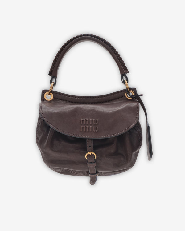 Miu Miu - Women's Rendez-Vous Nappa Leather Bag - (Briarwood)