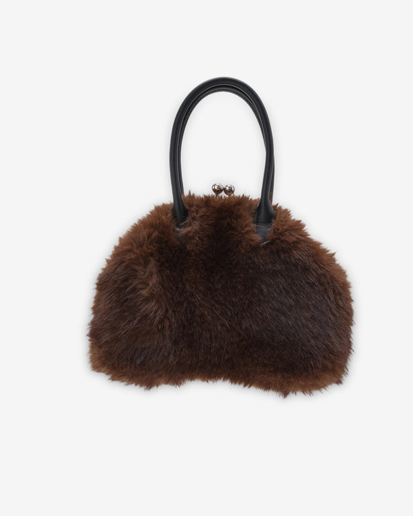 Melitta Baumeister - Women's Fluffy Clasp Bag - (Brown)