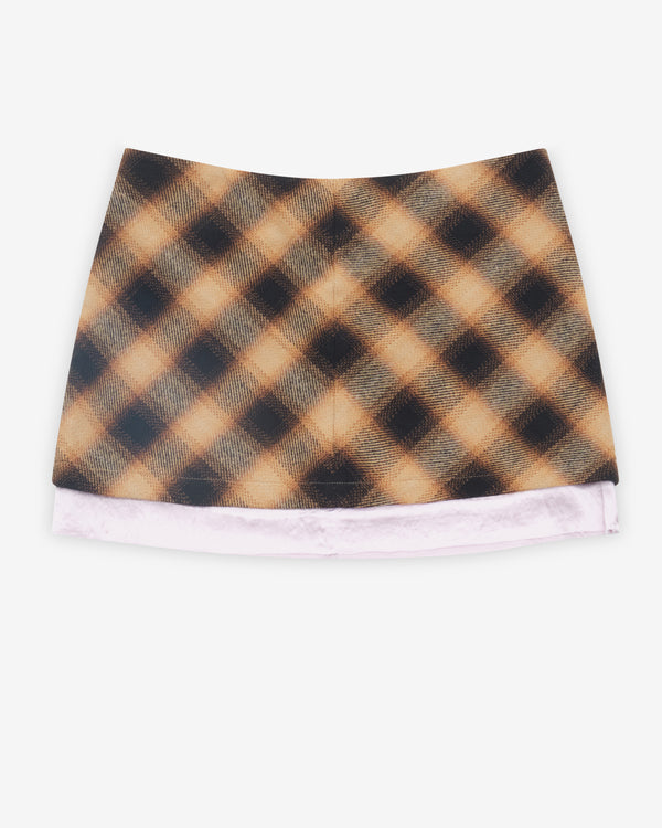 Eckhaus Latta - Women's Double Skirt - (Hollyhock)